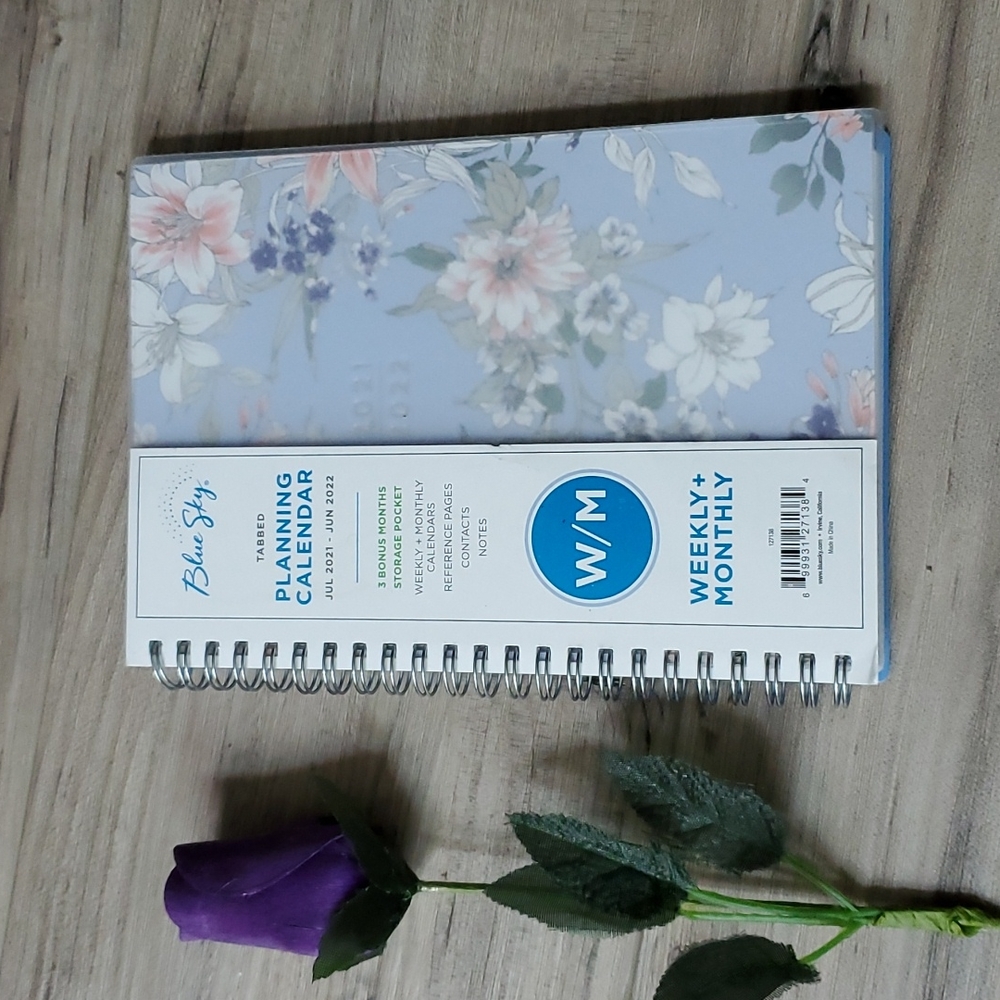 Blue Sky Tabbed Planning Calendar